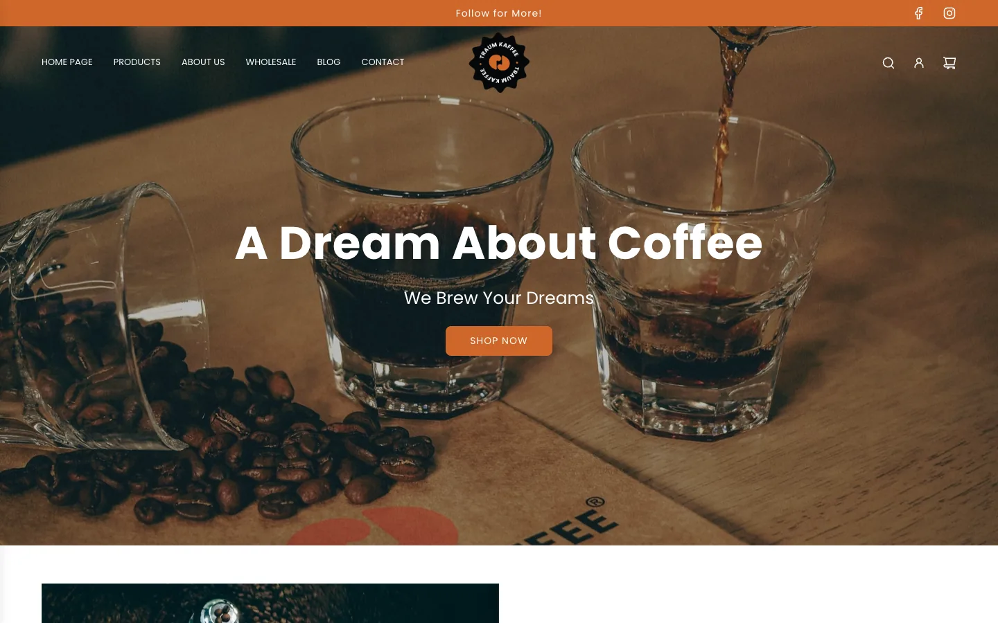 Traum Kaffee storefront